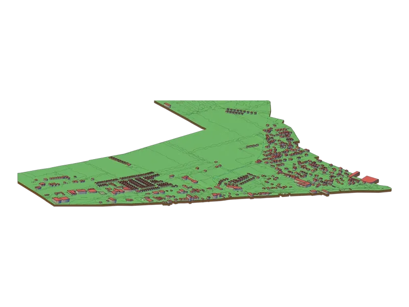Modelimi 3D për zonat Çagllavicë dhe Hajvali